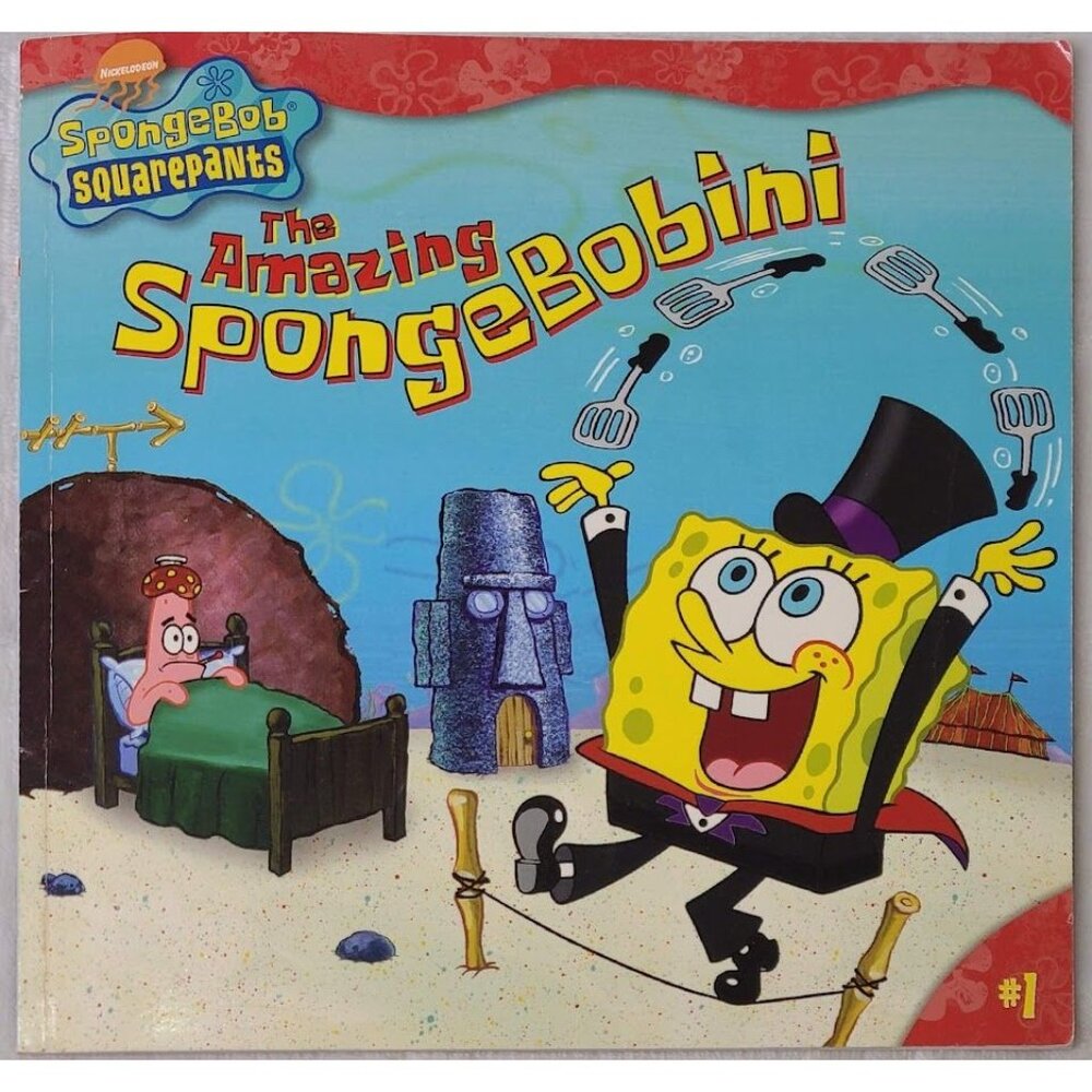 SpongeBob SquarePants Amazing SpongeBobini Steven Banks 2003 Simon PB 1st Ed
